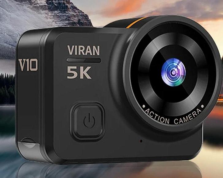 Съемка в 5K и 130 кадров в секунду: представлена экшн-камера Viran V10 / Видео и аксессуары / iXBT Live