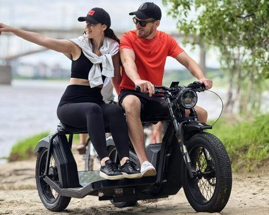 В России представлен трехколесный электробайк Mars Bike с коляской. Продолжение линейки электрической мототехники / Авто и транспорт / iXBT Live
